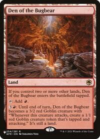 Den of the Bugbear from The List Reprints