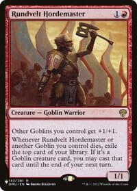 Rundvelt Hordemaster from The List Reprints