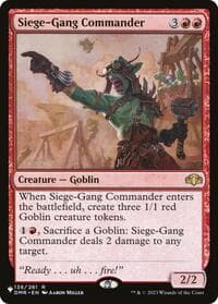 Siege-Gang Commander from The List Reprints