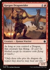 Kargan Dragonrider (0762) from Foundations