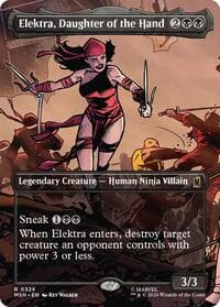 Elektra, Daughter of the Hand (Borderless) (0326) from Marvel Super Heroes