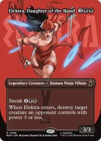 Elektra, Daughter of the Hand (Borderless) (0366) from Marvel Super Heroes