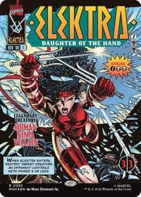 Elektra, Daughter of the Hand (Borderless) (0395) from Marvel Super Heroes