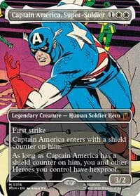 Captain America, Super-Soldier (Borderless) (0316) from Marvel Super Heroes