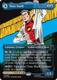 Tony Stark (Borderless) (0392) from Marvel Super Heroes