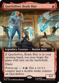 Quicksilver, Brash Blur (Extended Art) from Marvel Super Heroes