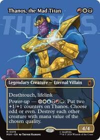 Thanos, the Mad Titan (Borderless) (0376) from Marvel Super Heroes