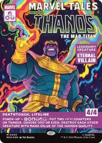 Thanos, The Mad Titan (Borderless) (0400) from Marvel Super Heroes