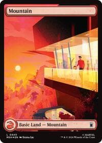 Mountain (0440) (Surge Foil) from Marvel Super Heroes