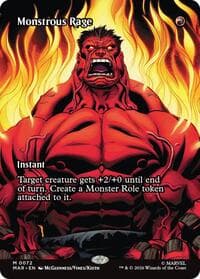 Monstrous Rage (Borderless) from Marvel Universe Eternal-Legal
