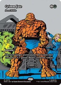 Grimm Fate - Beast Within (Borderless) from Marvel Universe Eternal-Legal