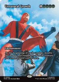 Unnatural Growth (Borderless) from Marvel Universe Eternal-Legal