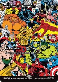 Anthem of Champions (Borderless) from Marvel Universe Eternal-Legal