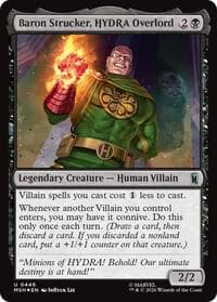 Baron Strucker, HYDRA Overlord (Surge Foil) from Marvel Super Heroes