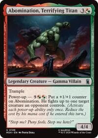 Abomination, Terrifying Titan from Marvel Super Heroes