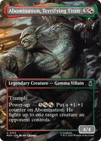 Abomination, Terrifying Titan (Borderless) from Marvel Super Heroes