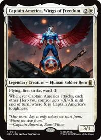 Captain America, Wings of Freedom from Marvel Super Heroes