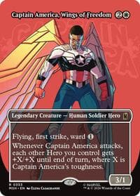 Captain America, Wings of Freedom (Borderless) from Marvel Super Heroes