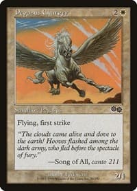 Pegasus Charger from Urza's Saga