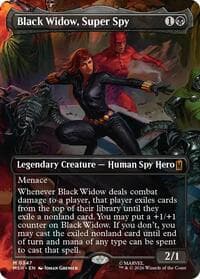 Black Widow, Super Spy (Borderless) (0347) from Marvel Super Heroes