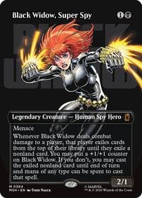 Black Widow, Super Spy (Borderless) (0364) from Marvel Super Heroes