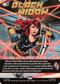 Black Widow, Super Spy (Borderless) (0393) from Marvel Super Heroes