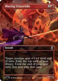 Blazing Crescendo (Borderless) from Marvel Super Heroes