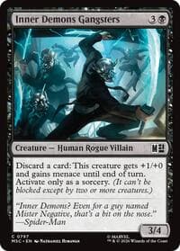Inner Demons Gangsters from Commander: Marvel Super Heroes