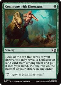 Commune with Dinosaurs from Commander: Marvel Super Heroes