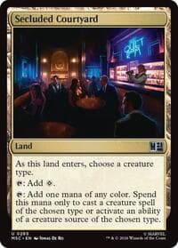 Secluded Courtyard from Commander: Marvel Super Heroes