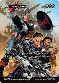 Righteous Fury (Borderless) from Marvel Universe Eternal-Legal