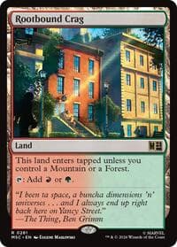 Rootbound Crag from Commander: Marvel Super Heroes