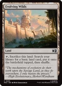 Evolving Wilds (Surge Foil) from Commander: Marvel Super Heroes