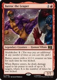 Batroc the Leaper (Surge Foil) from Commander: Marvel Super Heroes