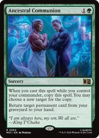 Ancestral Communion from Commander: Marvel Super Heroes