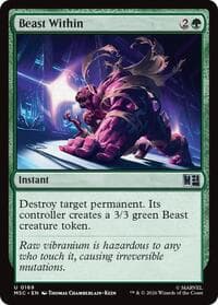 Beast Within from Commander: Marvel Super Heroes