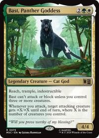 Bast, Panther Goddess from Commander: Marvel Super Heroes
