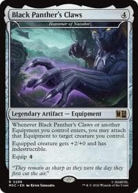 Black Panther's Claws - Hammer of Nazahn from Commander: Marvel Super Heroes