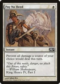 Pay No Heed from Magic 2014 (M14)