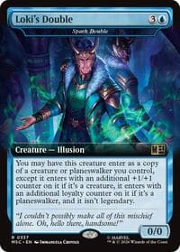 Loki's Double - Spark Double (Extended Art) from Commander: Marvel Super Heroes