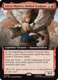 Alicia Masters, Skilled Sculptor (Extended Art) from Commander: Marvel Super Heroes