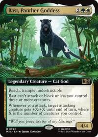 Bast, Panther Goddess (Extended Art) from Commander: Marvel Super Heroes