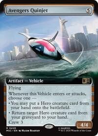 Avengers Quinjet (Extended Art) from Commander: Marvel Super Heroes