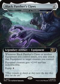 Black Panther's Claws - Hammer of Nazahn (Extended Art) from Commander: Marvel Super Heroes