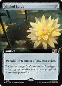 Gilded Lotus (Extended Art) from Commander: Marvel Super Heroes