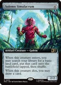 Solemn Simulacrum (Extended Art) from Commander: Marvel Super Heroes