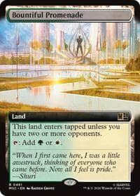 Bountiful Promenade (Extended Art) from Commander: Marvel Super Heroes