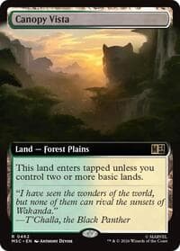 Canopy Vista (Extended Art) from Commander: Marvel Super Heroes
