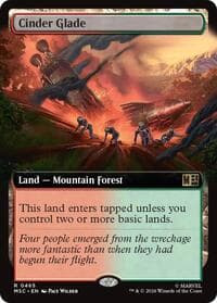 Cinder Glade (Extended Art) from Commander: Marvel Super Heroes