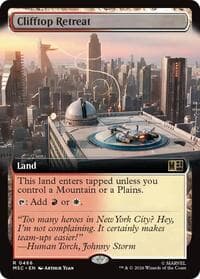 Clifftop Retreat (Extended Art) from Commander: Marvel Super Heroes